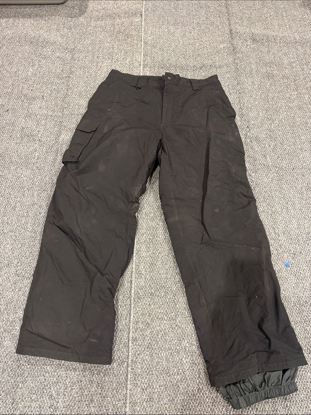White Sierra Black Men's Cargo Snow Pants